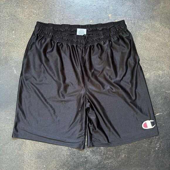Champion Mens Black Activewear Shorts 100% Polyester Size 3XL Athleticwear - Picture 1 of 16